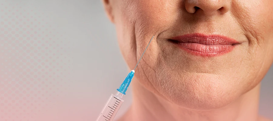 Botox treatment for wrinkle reduction